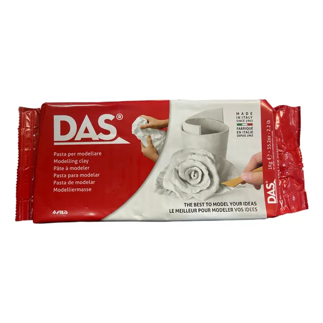 Pasta Masa Das Blanca P Modelar Cerámica Fría Sin Horno 1kg