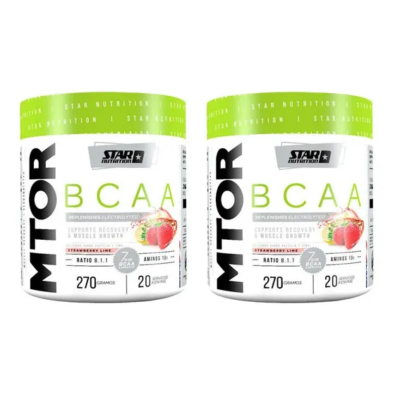 Bcaa Mtor 8.1.1 Star Nutrition Glutamina Elect 270 Gr X 2 Un