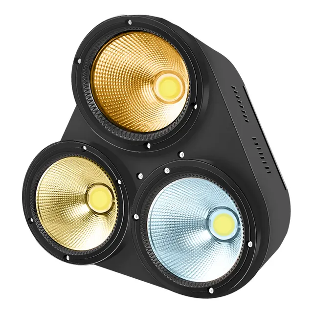 3×150w Bi-color Cob Luces De Escenario Rgb Luces De Cola Dmx
