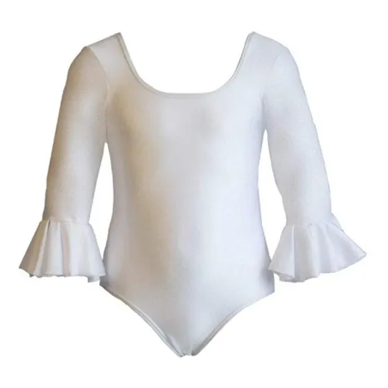 Camisa Ancatex Body Flamenco Manga Larga Mujer Adulto.