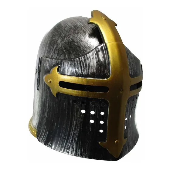 Disfraz De Casco De Caballero Templario Medieval, Plate...