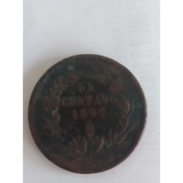 Un Centavo De 1892