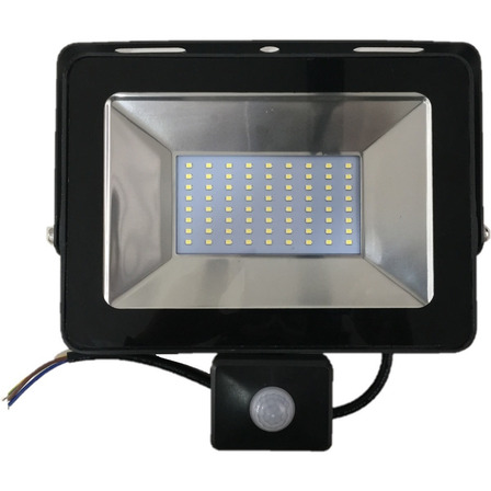 Foco Reflector Led 50w Con Sensor De Movimiento Foco Reflector Led 50w Con Sensor De Movimiento