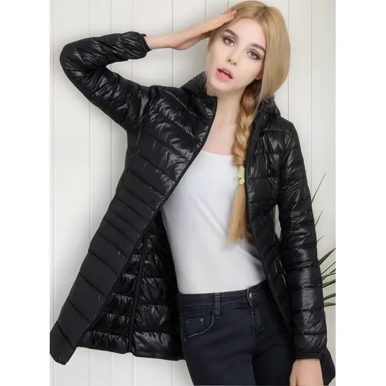 Chamarra Uniqlo Ultra Light Down Color Negro Talla L, C/etiq