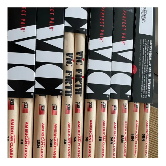 Baquetas P/percusión Vic Firth Mod.2b 2bn 5a 5b 5an 5bn 