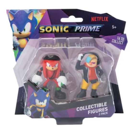 Muñecos Sonic Prime Set 2 Personajes 7 Cm Original Netflix