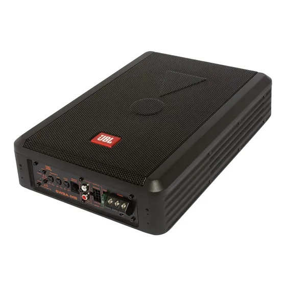 Caixa Amplificada Jbl Sw8a-ms Slim Sub 8pol 400wrms 3 Canais