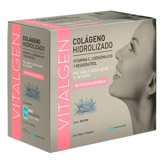 Suplemento en polvo Sport Vitalgen 15 Un sabor neutro
