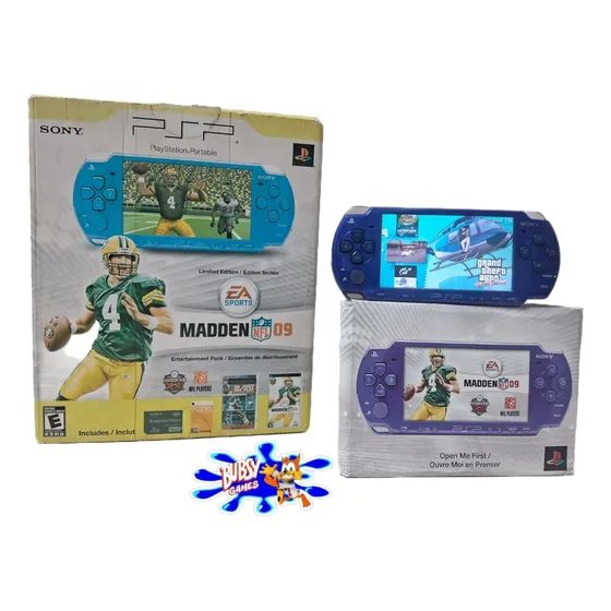 Console- Psp Edição Limitad Ed Madden Nfl 09 Único Dono