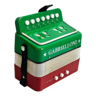 Acordeon Plastico Para Niño Chico 7 Botones 3 Bajos Tricolor Acordeon Plastico Para Niño Chico 7 Botones 3 Bajos Tricolor