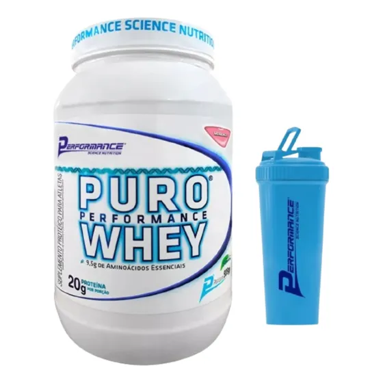 Puro Performance Whey Protein Concentrado 909 Envio Imediato