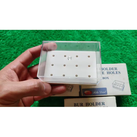 Caja Porta Fresas Odontología