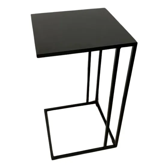 Mesita De Arrime Hierro Industrial Auxiliar Sofá Sillón Mesa