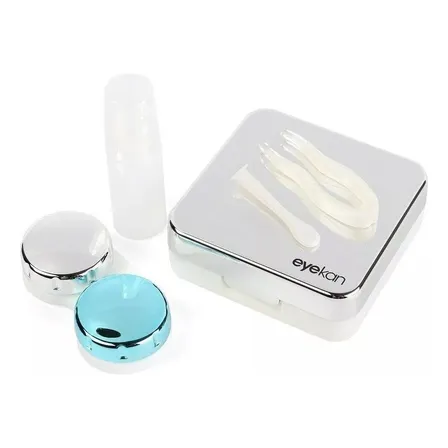 Kit Estuche Para Lentes De Contacto Con Pinzas Y Aplicador