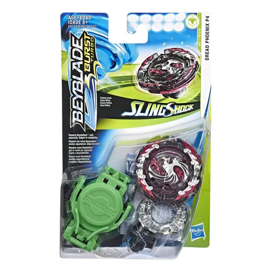 Beyblade Burst Turbo Slingshock Piao Dread Phoenix P4 E4603