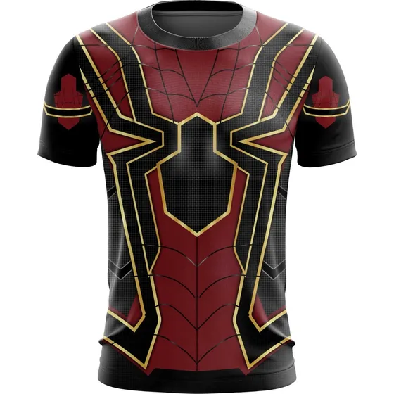 Camiseta Camisa Traje Homem Aranha Herói 3d Envio Hoje 03