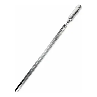 Espeto Reto 60cm Inox Tradicional Churrasco Master