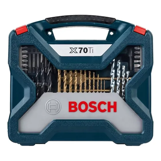 Jogo De Brocas Bits Ponteira 70 Peças X-line Bosch Lacrado