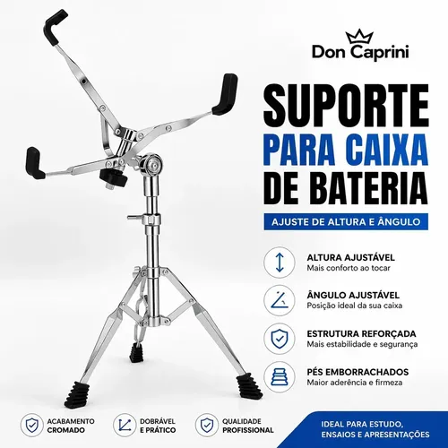 Suporte Estante De Caixa Bateria Odery Fluence Jazz S-802fl