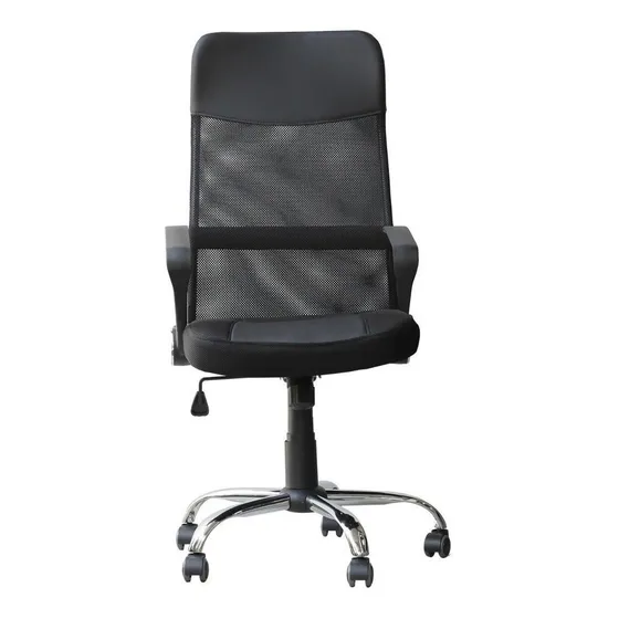Cadeira de escritório Tander TCE11 ergonômica preta com estofado de malha