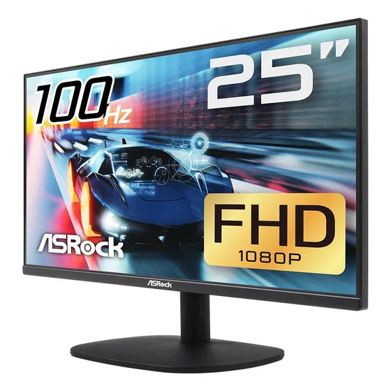 Monitor Asrock 25  Cl25ff 1920x1080 100hz Hdmi Vga Freesync