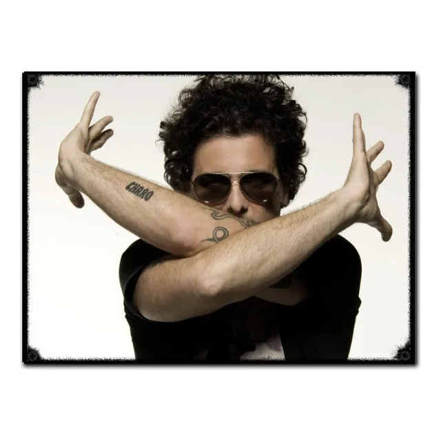 #938 - Cuadro Vintage - Andrés Calamaro Salmon Rock No Chapa