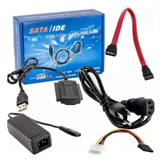 Adaptador Cable Convertidor Ide Sata A Usb Pc Disco Duro Ima