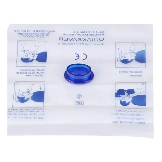 Mascarilla Rcp Desechable, Primeros Auxilios 10 Pzs. Factura