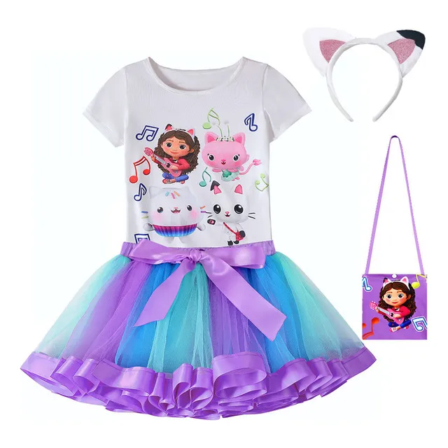 Disfraz De Casa De Muñecas Para Niñas, Falda Tutú, Parte Sup