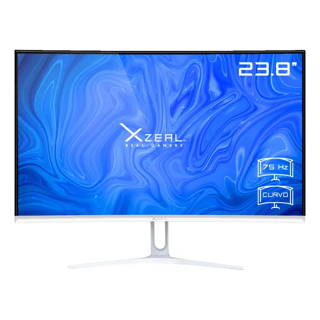 Monitor Gamer Xzeal Curvo Xst-570 23.8 Full Hd Color Blanco