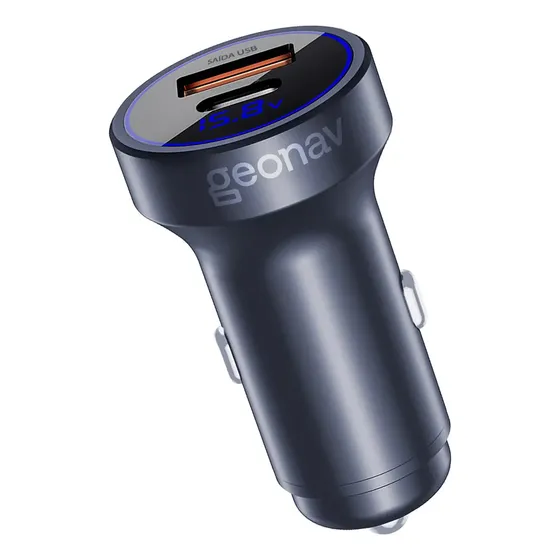 Carregador Veicular Turbo 38w Duo Tipo C 20w +usb