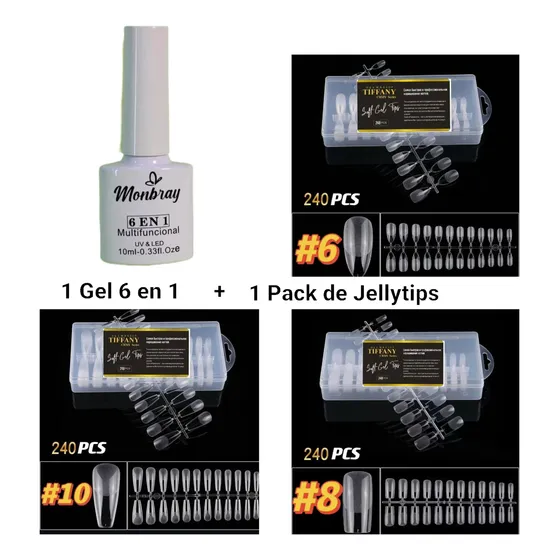 Uñas Jelly Tips, Sistemas De Uñas Express, Jelly Builder 