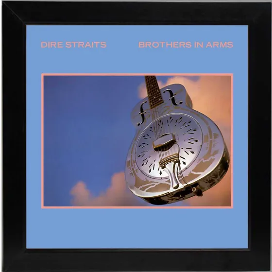 Quadro Dire Straits Lp Brothers In Arms Capa Do Disco