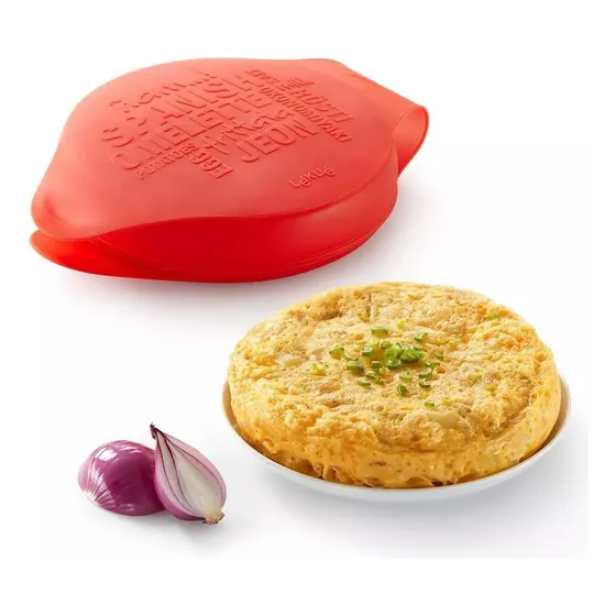 Molde De Silicona Para Omelette Tortilla En Microondas 800ml