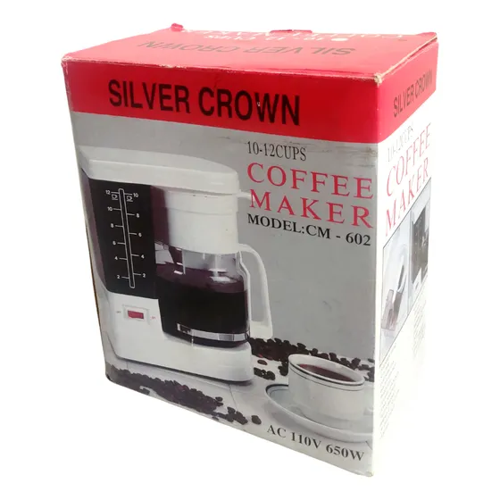 Cafetera Silver Crown 12 Tasas