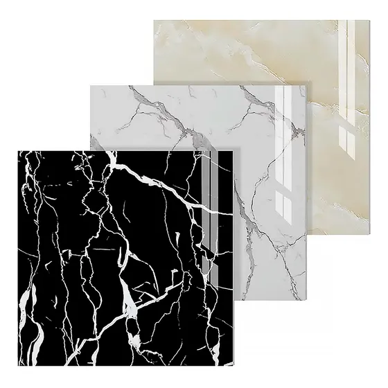 Kit 30 Placas Adesivas Mármore Parede 3d Porcelanato Lavável