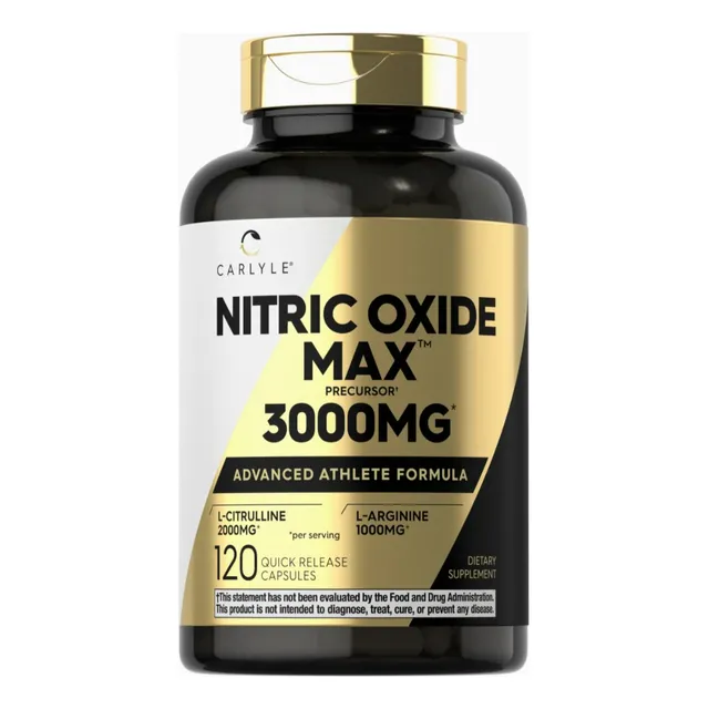 Óxido Nítrico Max Carlyle Pre Entrenamiento Sin Omg Sin Glut