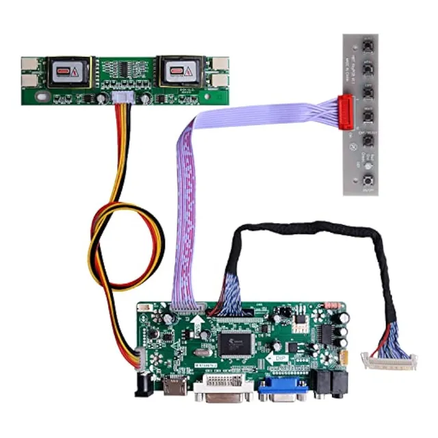 Geeekpi Nt68676 Hdmi+vga+dvi+audio Entrada Lcd