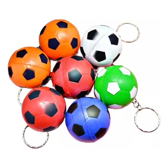  Pelota Fútbol × 12 Llaveros Para Cotillón Cumpleaños