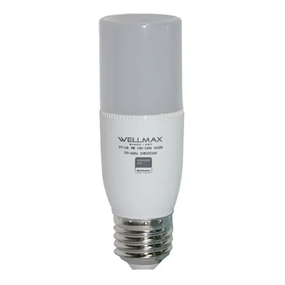 Bombillo Led Stick  9w E27 Luz Fría 100/240v Wellmax 