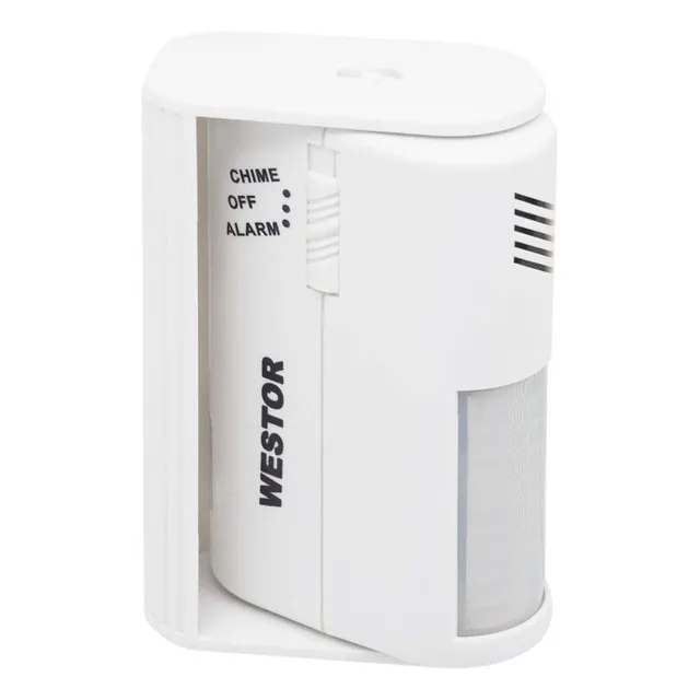 Sensor De Movimiento Con Alarma/timbre Wt-9600 Westor Color Blanco