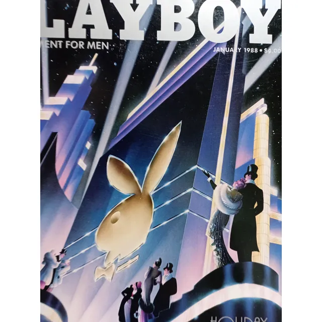 Revista Playboy January 1988 Kim Basinger Usado