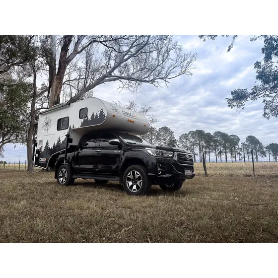 Camper Para Camioneta Doble Cabina S10 Hilux Amarok Frontier