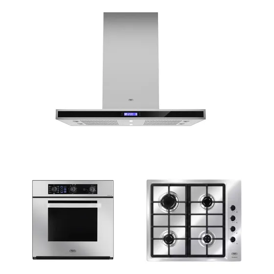 Set Tst Horno Ruphay Campana Colhue Anafe Sulata 4 Hornallas