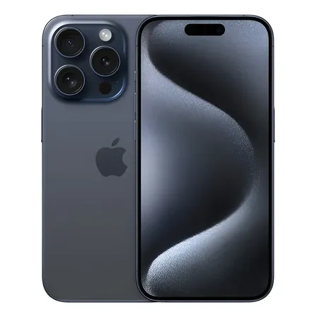 Apple iPhone 15 Pro (128 Gb) - Titanio Azul - Excelente (Reacondicionado)
