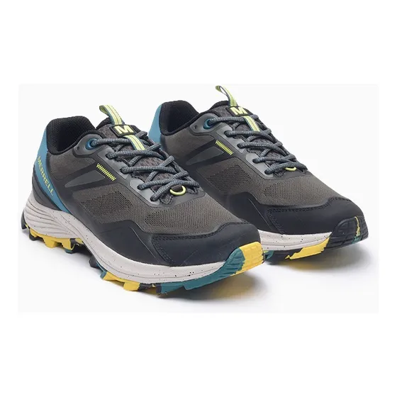 Zapatillas Seth Merrell De Hombre Gris Oscuro Y Azul