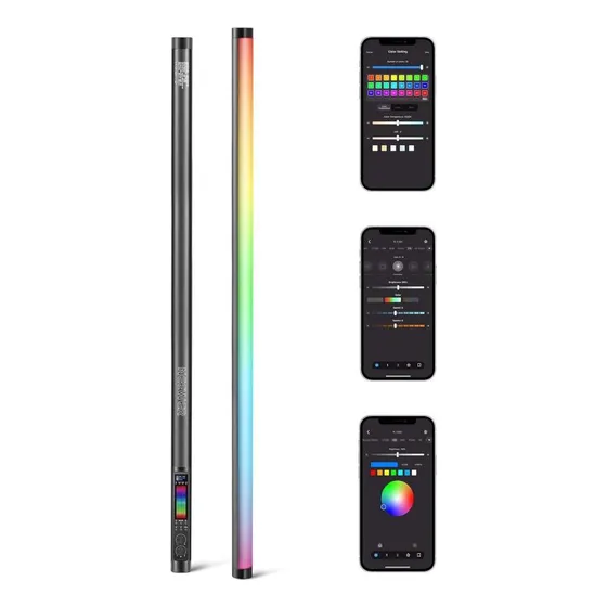 Tubo Led Neewer Tl120c Rgb 42w 120cm 6000mah Luz De Video
