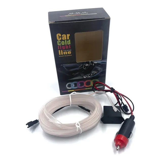 Hilo De Neón Decorativa Led 12v Para Tablero Coche 3m