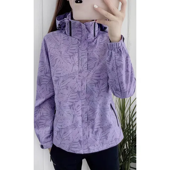 Chamarra Rompevientos Impermeable Casual Para Senderismo