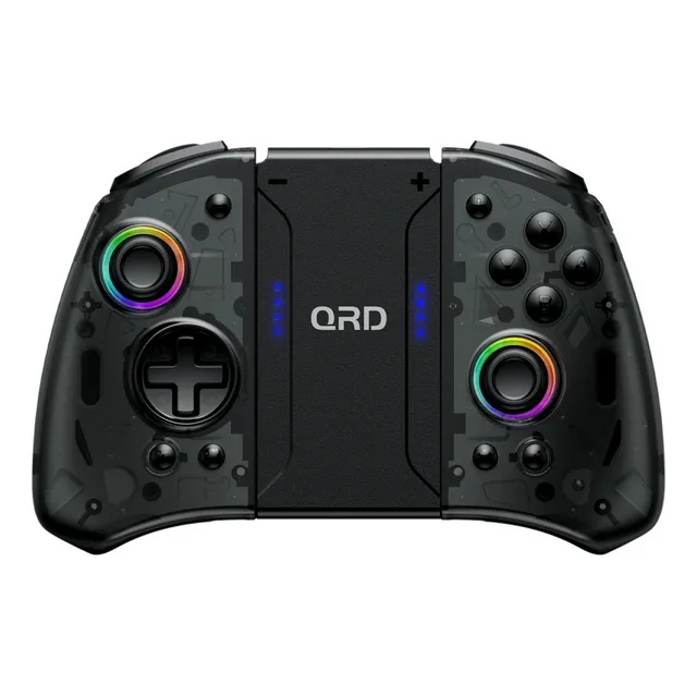 Control Joystick Inalámbrico Para Nintendo Switch/ Switch Oled PC Android Gamepad QRD Stellar T5 Wireless Joy-pad Joysticks de efecto Hall con luz LED de 8 colores